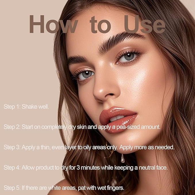 Oil Sucker, Extreme Mattifying Alkaline Primer, Natural matte Primer, Long-lasting waterproof eyeshadow primer for All Skin Types (1)