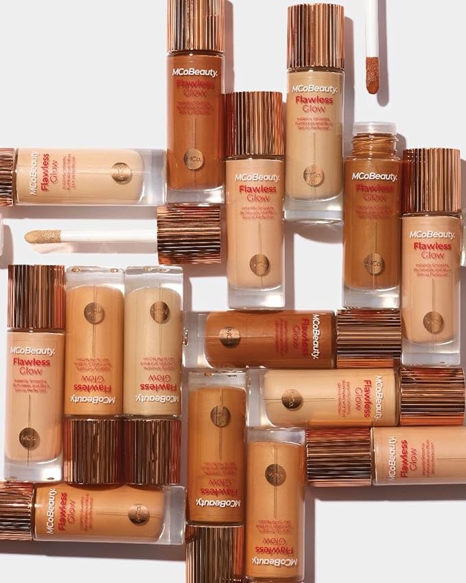 MCoBeauty Flawless Glow Luminous Skin Filter, 6 Medium Dark, Healthy Glow with Natural Radiance, Vegan, Cruelty Free Cosmetics