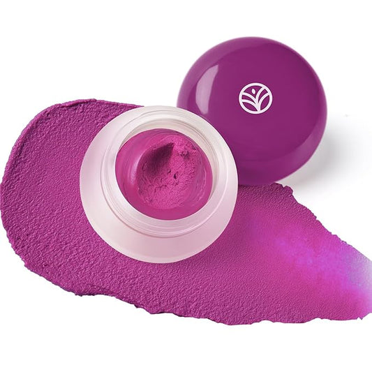 YOUNG VISION Lip & Cheek Pudding Pot – Multi-Use Soft Matte Cream Blush, Buildable Lightweight Formula Lips and Cheeks Tint, 5g/0.17oz