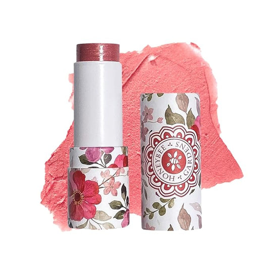 Honeybee Gardens Color Within Reach MultiStick, Peony, Soft Neutral Pink, Multipurpose Makeup, Natural Glow, Easy Application, Vegan, Cruelty-Free, Net Wt. 0.2 oz