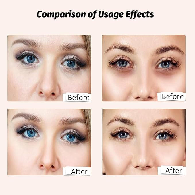 Careoast Colored Clay Undereye Corrector, Careoast Under Eye Corrector Concealer for Dark Circles, Makeup Concealer Under Eye with Brush, Under Eye Hydrating Concealers for Women (Natural, 2.2g)