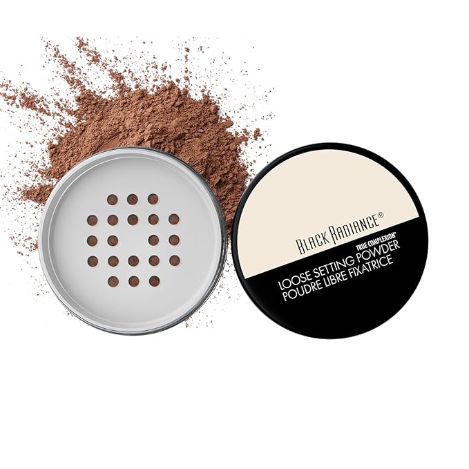 Black Radiance True Complexion Loose Setting Powder, Cocoa Kisses, 0.64 Ounce (Packaging May Vary)