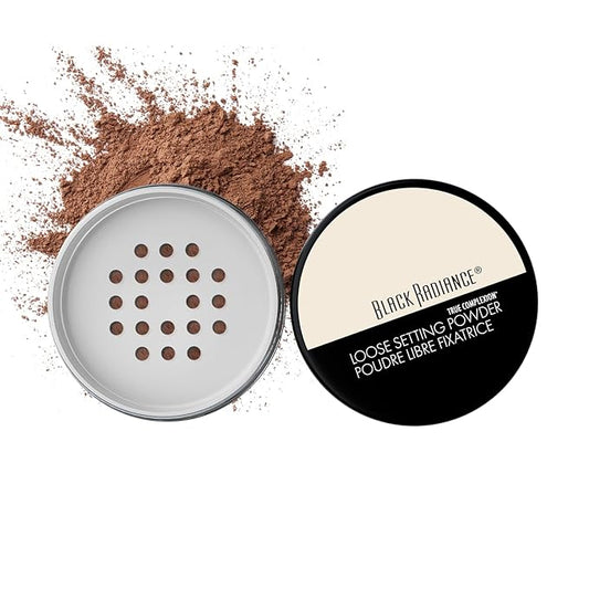 Black Radiance True Complexion Loose Setting Powder, Cocoa Kisses, 0.64 Ounce (Packaging May Vary)