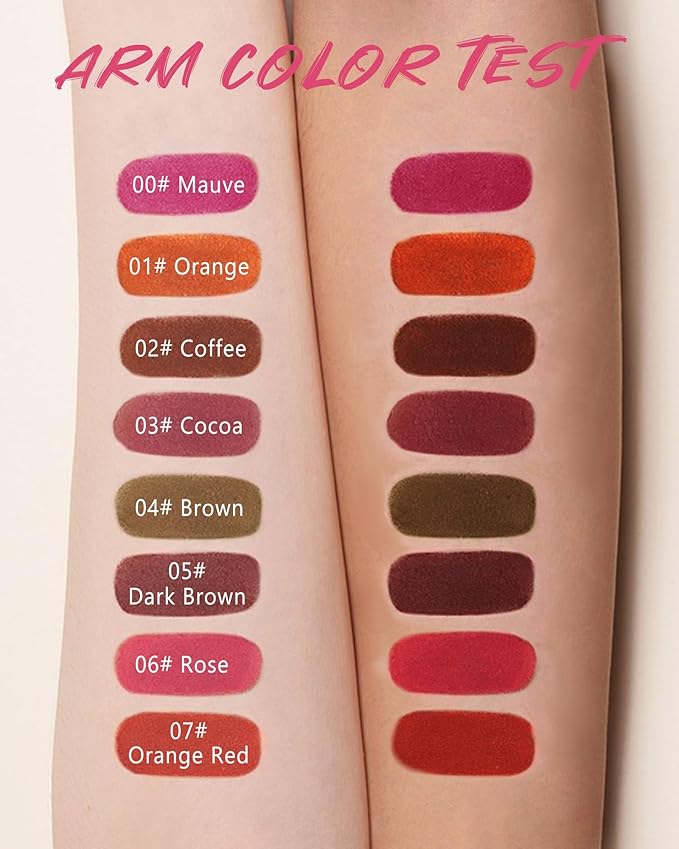 Peel Off Lip Liner Stain, Tattoo Lip Tint Liner Peel Off, Matte Moisturizing Lip Stain Long Lasting Waterproof, Transfer-Proof, Intense Lip Color, Stay on All Day, Highly Pigmented Lip Makeup (Orange)