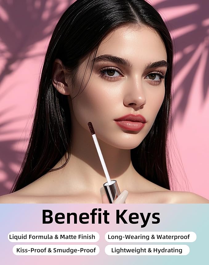 KIMUSE Cream Contour Stick Duo + Lip Stain Peel Off Makeup Sticks High Pigmented, Long Lasting, Vegan Face Make Up Sticks