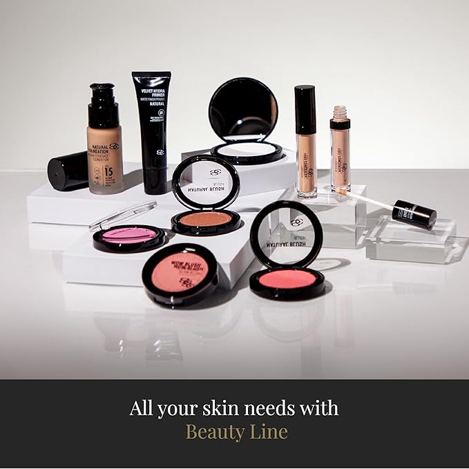 SALERM - Compact Powder Blush - Natural Blush - 8 g - Tone Sweet Rose - Natural-Looking Blush - Long-Lasting - Soft and Lightweight Texture - Buildable Coverage