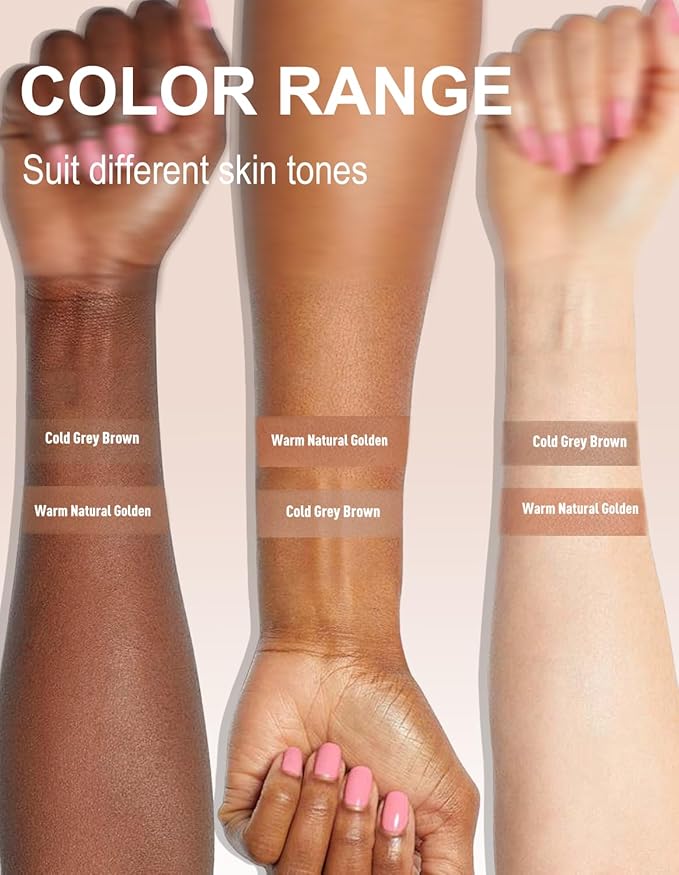 Warm Toned Bronzer Stick Blendable Smooth Cream Contour Matte Finish Lightweight Face Shaping Makeup Natural Contouring Pen Long Lasting Non-greasy Portable Travel Size, Warm Natural Golden