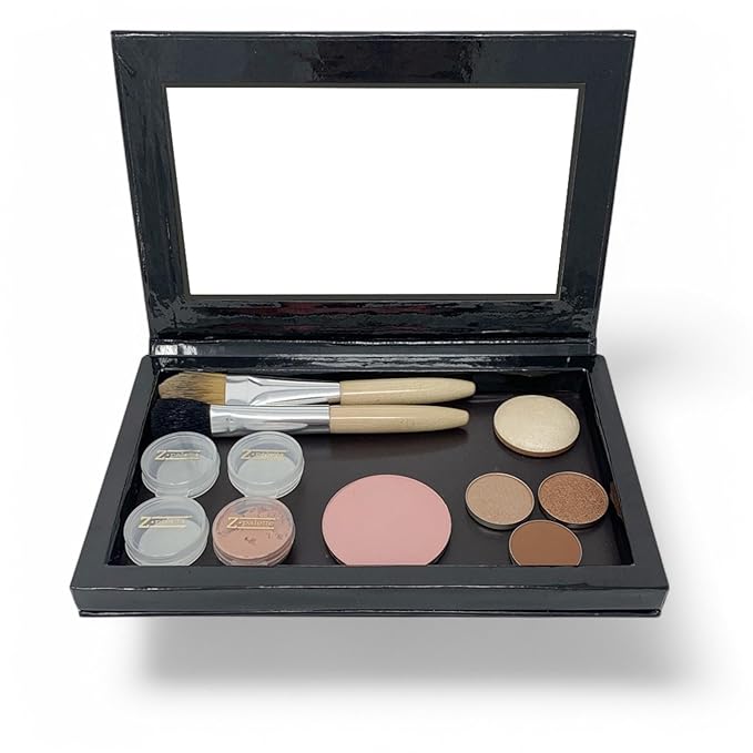 Deep Large Magnetic Makeup Palette, Empty Magnetic Palette, Universal Magnet makeup palette for Eyeshadows, Powders, Customizable Beauty Organizer with Clear Window