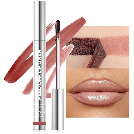 Lip Stain Peel Off, Red Lip Liner Stain Peel Off Tattoo Matte Lip-tint, Long Lasting, Waterproof, Transfer-proof, Moisturizing, Easy to Use, Highly Pigmented Color for All Skin Types (#03)