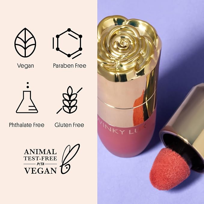 Winky Lux Cheeky Rose Noble Liquid Blush and Moonlight Liquid Highlighter