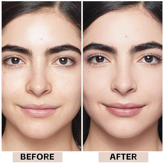 Boobeen Oil Control Face Pressed Setting Powder Compact, 24 Hour Long Lasting Translucent Setting Powder, Lightweight Matte Foundation Makeup for Conceal Pores and Lines With Puff and Mirror