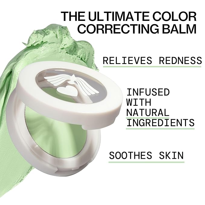 Pacifica Earthly Being Magic Correcting Balm – Green Color Corrector Face Primer for Redness, Vegan & Cruelty-Free Smoothing Balm, 0.28 oz
