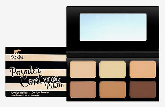 Kokie Cosmetics Powder Contour Kit, Universal, 0.96 Ounce