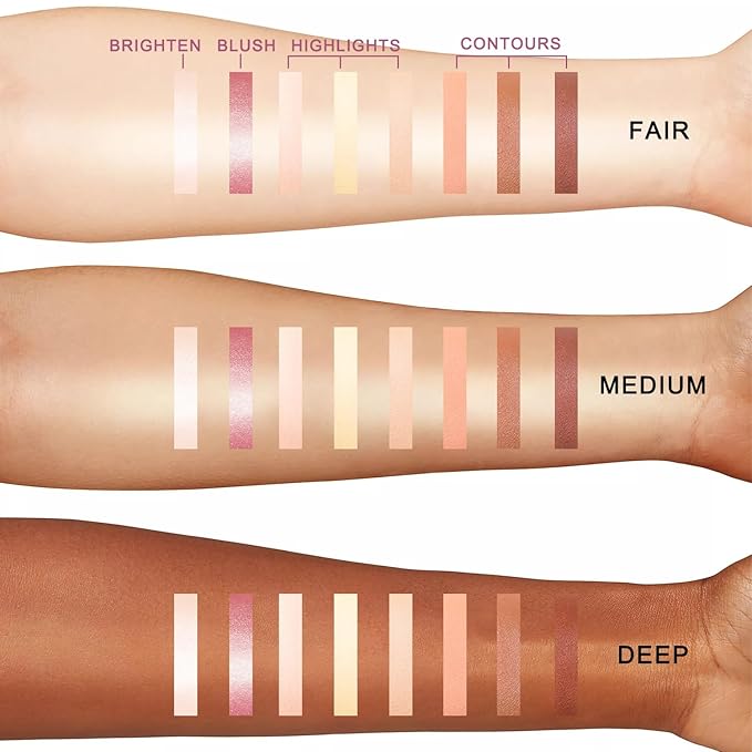 Youngfocus Cosmetics Cream Contour Best 8 Colors and Cream Contour Face Blushes