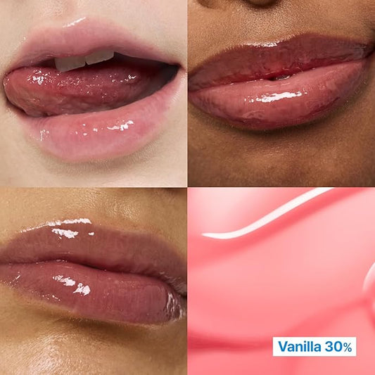 3D Voluming Gloss 30% (Sheer) | Vanilla 30% l High Shine, Non-Sticky Lip Gloss for Makeup | Long-Lasting, Moisturizing Gel Formula | 30%, 70% Pigment Options | 5.3g