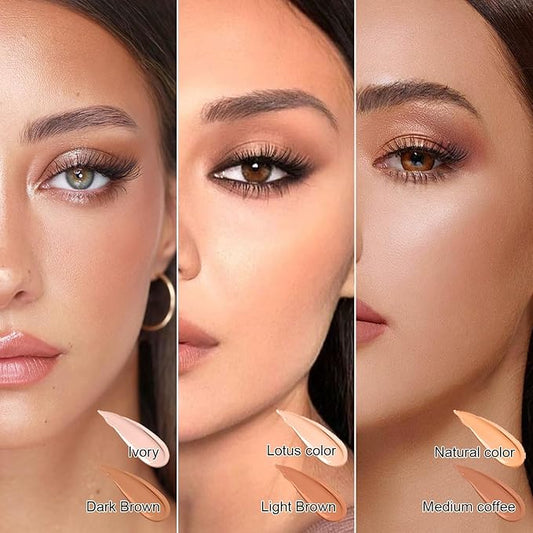 6 Colors Cream Contour Stick Makeup Kit, Primer Face Highlighter Contouring for Beginners, Highlight and Contour Kit, Cream Concealer Makeup Blush Stick, Primer Face Corrector (SET B)