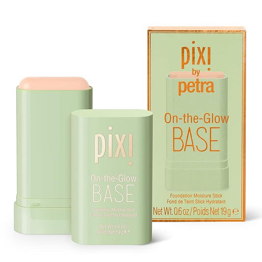 Pixi Beauty On-the-Glow Base| Tinted Moisturizer Foundation Stick | Cream: Fair/light, neutral shade| 0.6 oz / 19g