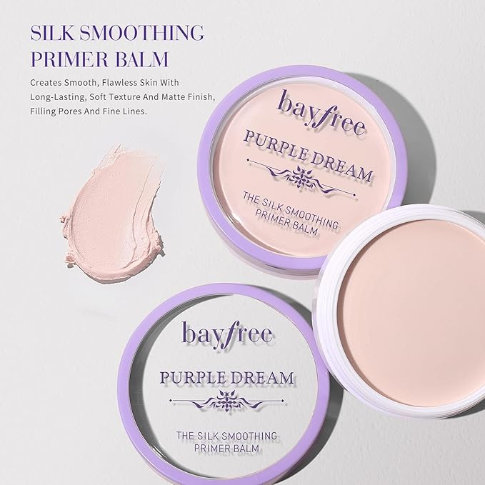 Silk Smoothing Primer Balm, Poreless Primer for Smooth & Flawless Skin, Soft Texture, Matte Finish & Cica Tiger Grass Color Correcting Treatment, Tinted Moisturizer for Face, Reduces Redness