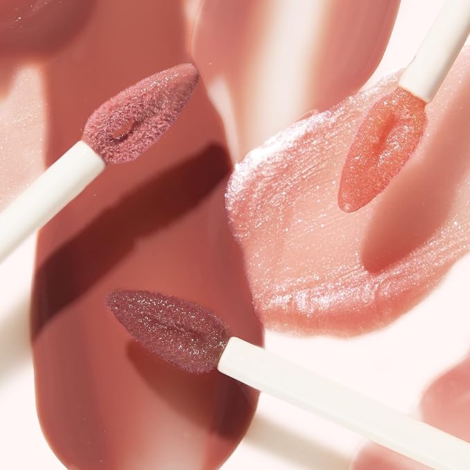 Mally Beauty Positively Plump Lip Gloss | High-Shine Hydrating Lightweight & Comfortable Wear, Bold Buff