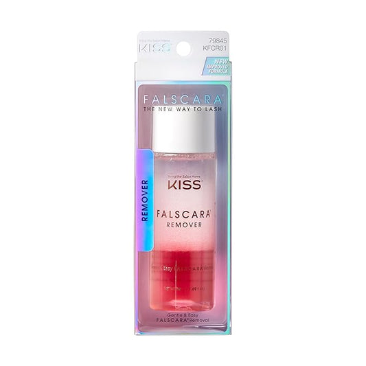 KISS Falscara Remover for Lash Adhesive, Makeup, Wisps + Lash Couture Lash Glue, Super Strong Strip Lash Adhesive, White