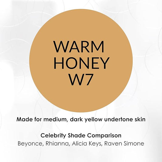 NV BB Perfecting Mist Foundation Buildable Coverage Professional Airbrush Makeup with Plant-based Stem Cell Polypeptides, Vitamins A, D, E and Aloe, 1.5 ounces, Warm Honey