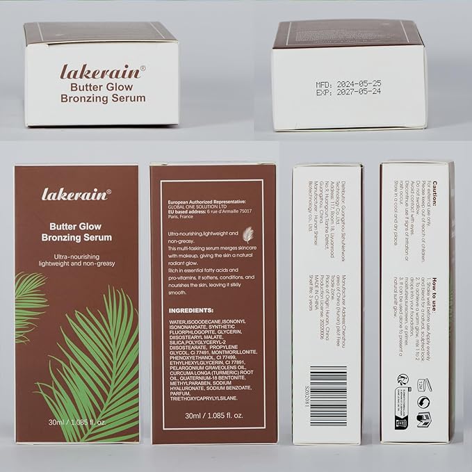 Bronzing Drops, Liquid Bronzer for Face & Skin, Ultra-Nourishing Lightweight Non-Greasy Glow Serum for Radiant, Natural Sun-Kissed Glow