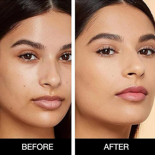 Boobeen Lightweight Translucent Loose Setting Powder Makeup, Matte Non-Sticky Finishing Baking Makeup, Concealing Nude Face Pressed Foundation Powder for Women With Puff