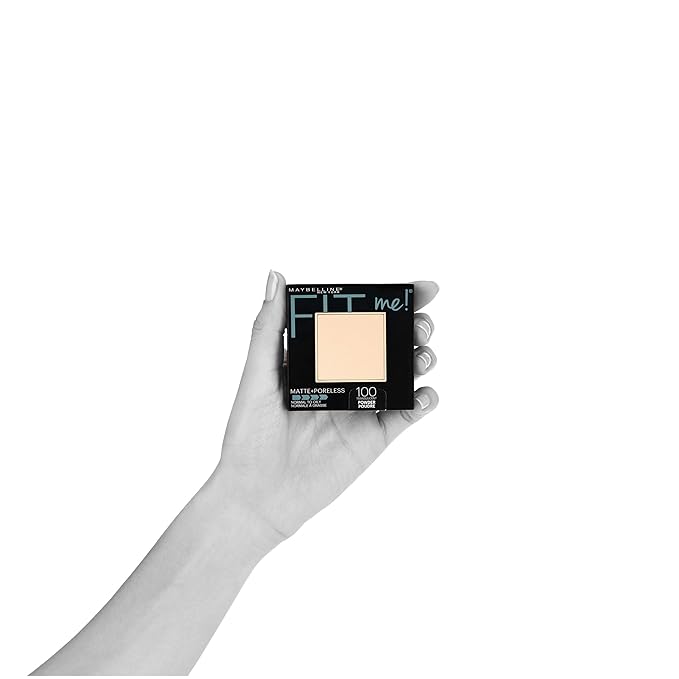Maybelline Fit Me Matte + Poreless Pressed Face Powder Makeup & Setting Powder, True Beige, 1 Count