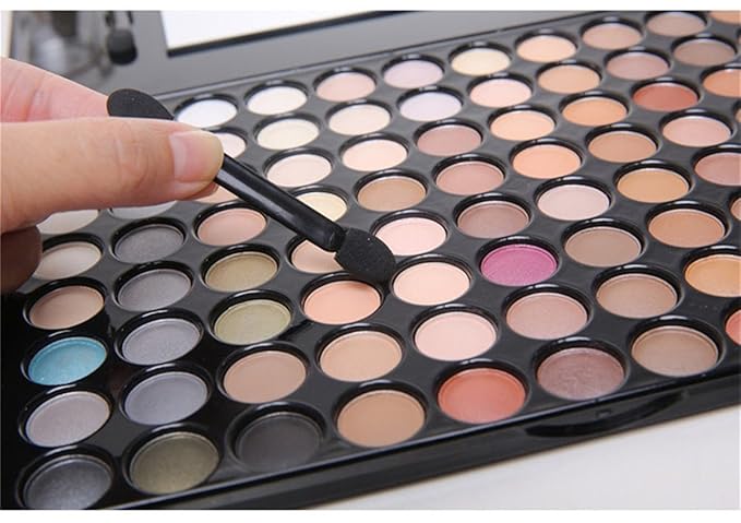 Pro 88 Colors Shimmer and Matte Eyeshadow Palette Eye Shadow Makeup Kit Cosmetic Contouring Kit #1