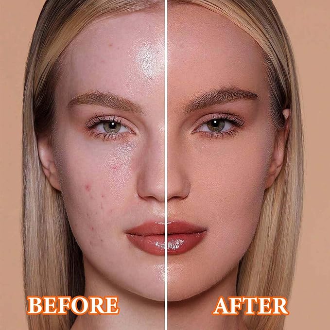 Oil Control Loose Face Powder,Translucent Setting Powder With a Powder Puff Long Lasting Makeup Covering Blemishes Brightens Skin Tone,Natural Matte Loose Powder for Women(3)