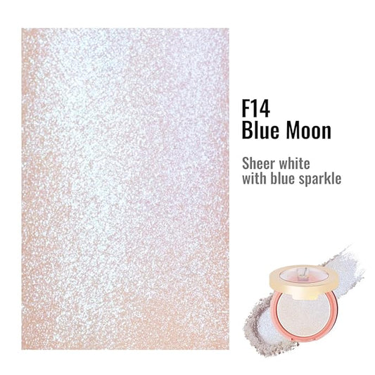 Oulac Light Blush For Cheeks Makeup for Natuural Radiant Look 14 One More Time F14 Blue Moon
