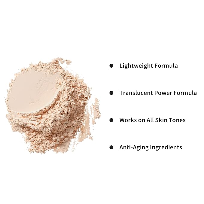 Setting Powder, Definition Powder, Loose Powder, Lightweight, Long-Lasting