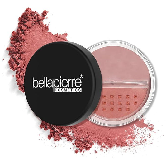 bellapierre Mineral Blush | Warm Dewy Complexion | Non-Toxic & Paraben Free | Hypoallergenic | Loose Powder - 0.3-Ounce – Desert Rose