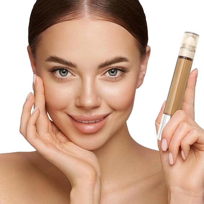 Boobeen Dual Ended Liquid Concealer Stick for Women, Natural Eye Concealer for Dark Circles,Long Lasting Foundation With Full Coverage Makeup