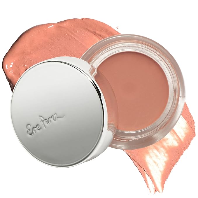 Ere Perez - Natural Carrot Color Pot | For Lips + Cheeks | Buildable, Blendable, Creamy, Vibrant, Satin Finish | Cacao Butter, Avocado + Castor Seed Oil | Vegan, Cruelty-Free, Clean Beauty (Harmony)