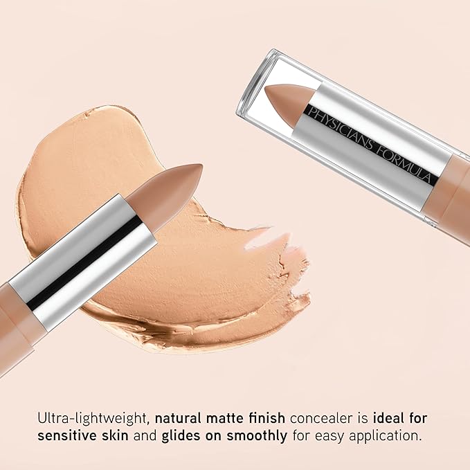 Physicians Formula Gentle Cover Concealer Stick, Yellow For Blemishes, Under-Eye Circles & Skin Imperfections