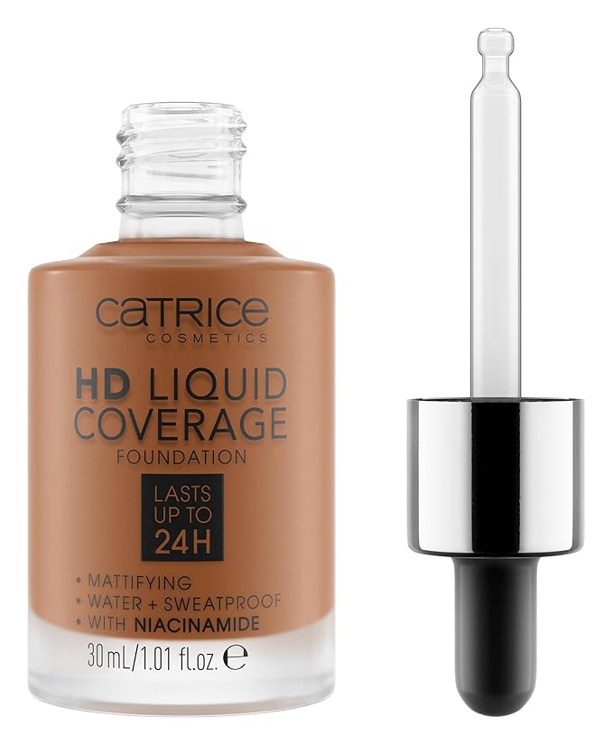 Catrice | HD Liquid Coverage Foundation 85 & Under Eye Brightener 10 Light Rose | Full Coverage Makeup | Vegan & Cruelty Free