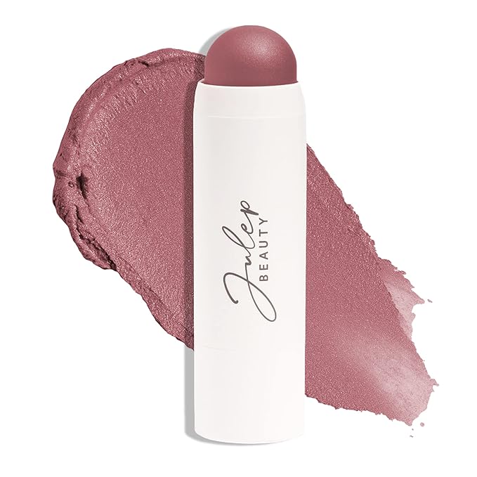 Julep All-in-One Beauty Trio: Cushion Complexion Foundation Shell, Skip the Brush Blush Stick Muted Mauve, and It’s Balm Tinted Lip Balm Vintage Mauve