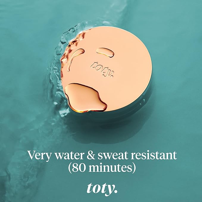Toty by Sofia Vergara - Ilumina CC Creamy Compact SPF 50+ Mineral Broad Spectrum Sunscreen for Face - Tinted Blurring Balm SPF- Matte, Light Coverage - Water & Sweat Resistant - All Skin Types - 2C