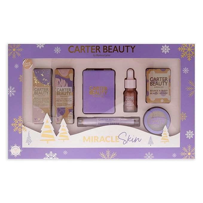 Carter Beauty Miracle Skin Set - Creme Brulee for Women 7 Pc