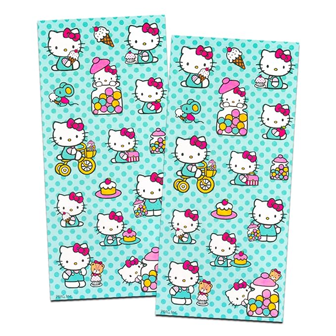 Hello Kitty Lip Gloss & Coin Purse Bundle - 3 Assorted Flavors & More