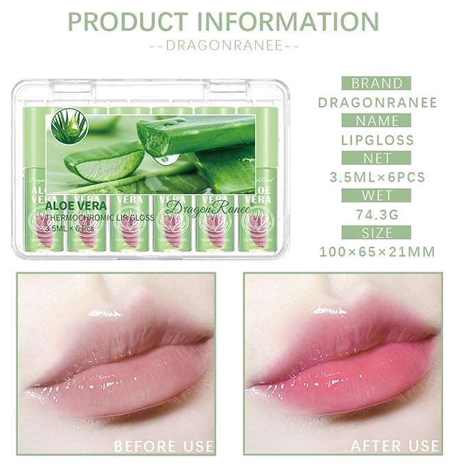Hydrating Lip Glow Oil,6 Colors Plumping Lip Oil,Color Changing Moisturizing Tinted Lip Balm Lip Tint,Long Lasting&Non-Sticky Refreshing Natural Lip Oil Gloss(Pink Color)