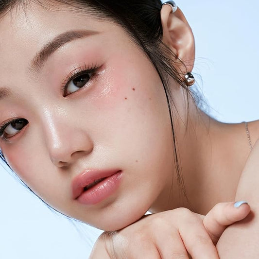 INTO YOU Multi-use Blush Stick Clean Fit and Clean Makeup, 3 in 1 Blendable Color and Cooling Water-like Feeling Blush Stick for Cheeks, Eyes and Lips, Pure Crimson Maple(MS03)
