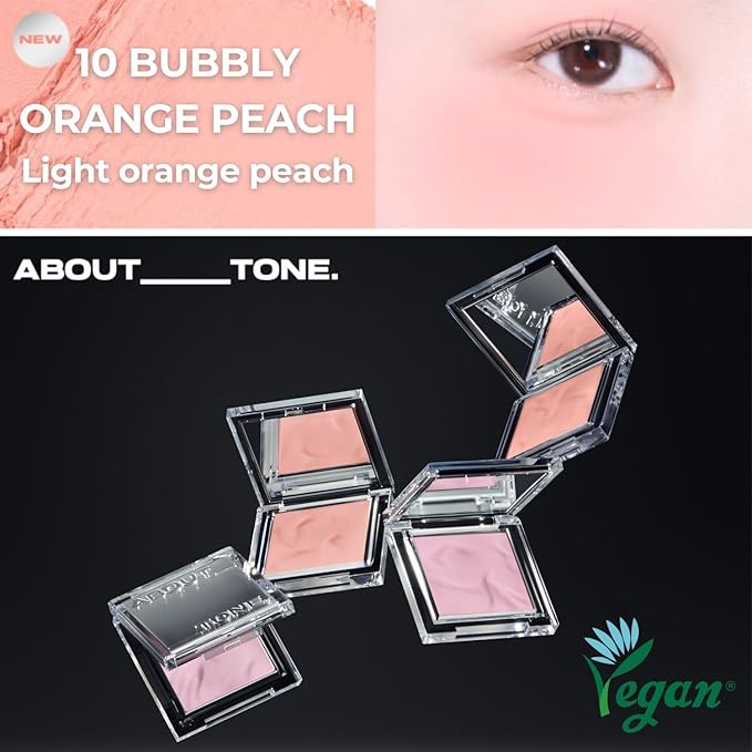Fluffy Wear Blusher - Pressed Powder Cheek Blush with Airy and Soft Matte Blurring Finish Blendable & Buildable Natural Color Korean Makeup Vegan (06 MOOD LAVENDER)