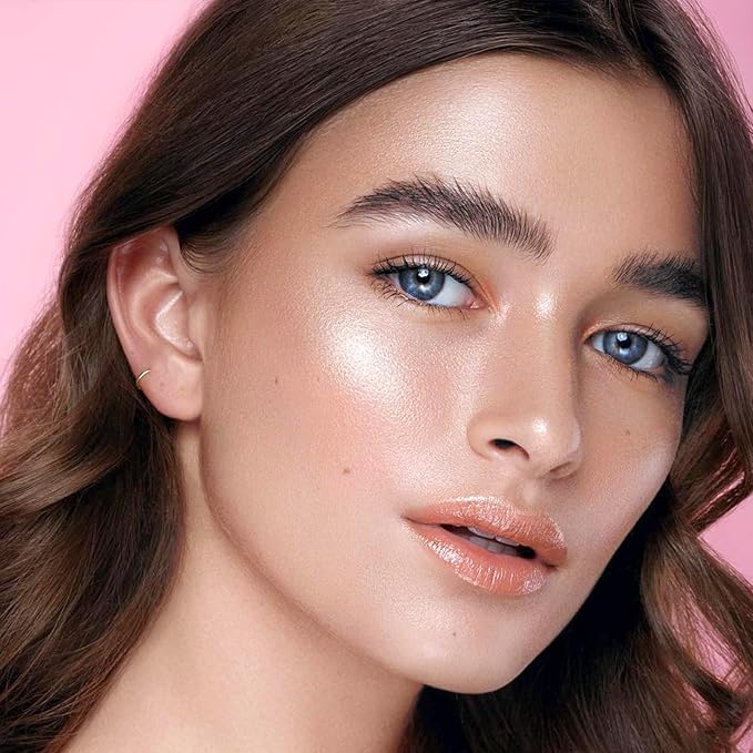 Boobeen Liquid Highlighter Makeup, Shimmer Cream Liquid Illuminator Contour for Face and Body, Smooth Glow Natural Looking Waterproof Liquid Highlight Brightening Make Up