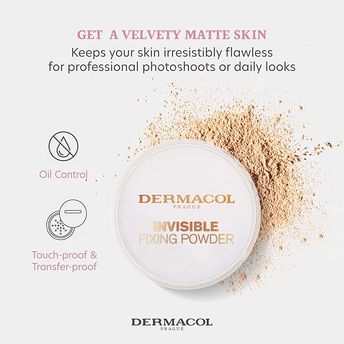 Dermacol Invisible Fixing Powder Color Natural