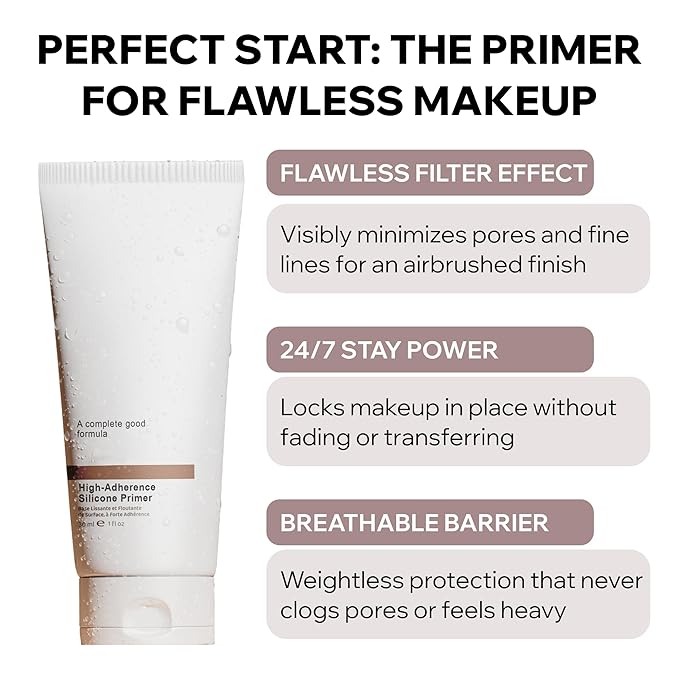 YURHERSU Hydrating Primer Lotion – Long-Lasting, Full Coverage Base with Oil Control & Moisturizing Formula