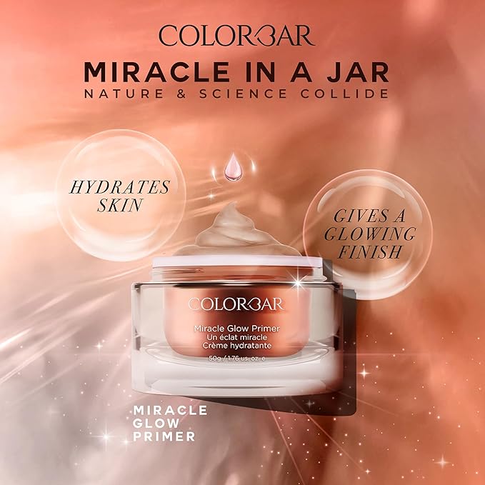 Miracle Glow Primer - Makeup Primer Camouflages Visible Dark Spots and Blemishes - Face Primer with Vita Freeze for Youthful Skin - 1.7 oz