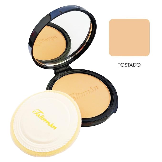 Talisman Cream Powder Natural .45 Oz. With Mirror-Polvo Crema Compacto Con Espej (Tostado)