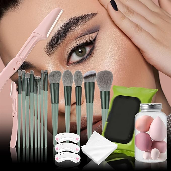 Makeup Set Box, Festival Surprise Assortment Gift with Professional Makeup Products, Cosmetics Set Party Favors for Women Girls Teenager, Vegan & Cruelty-Free, Set D